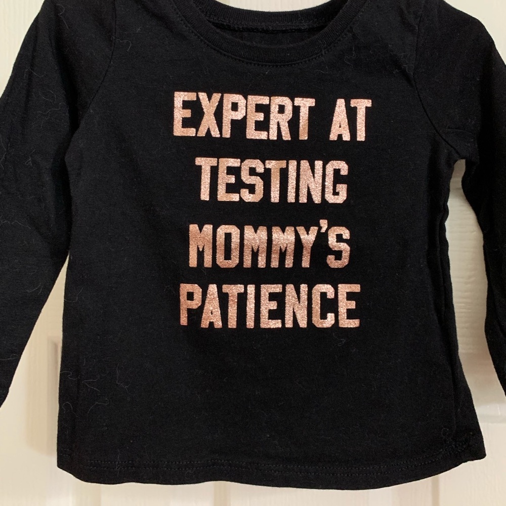 The Children's Place, Black Long Sleeves,9-12M